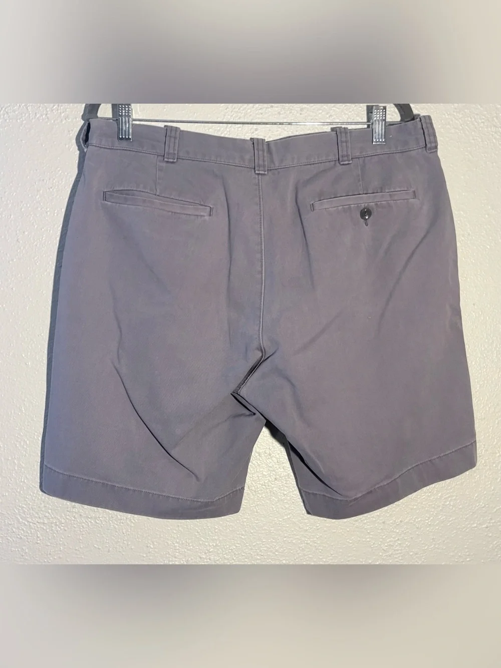 J.Crew Preppy Men Gray Chino Shorts Size 34